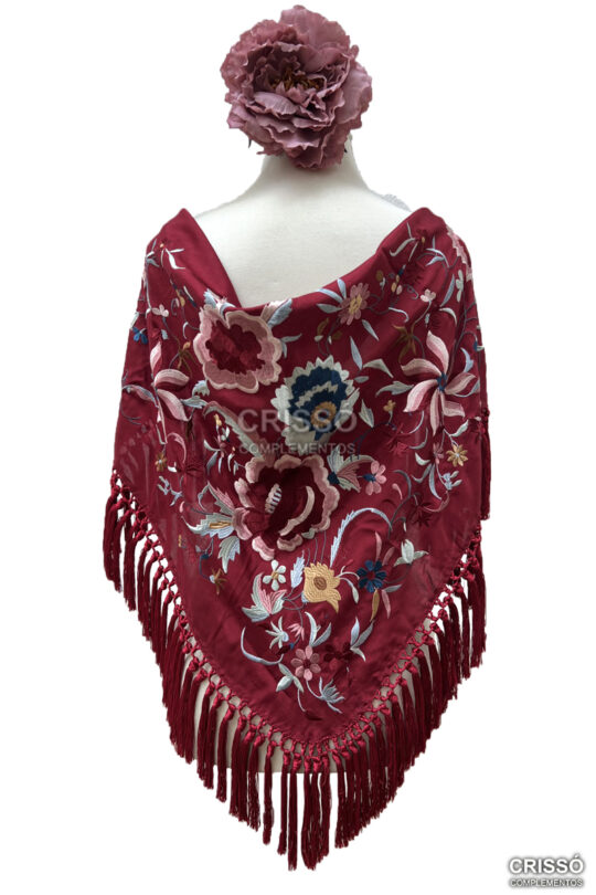 MANTÓN CARLOTA BURDEOS