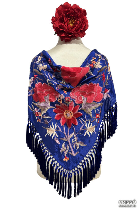 MANTÓN FABIOLA AZULINA