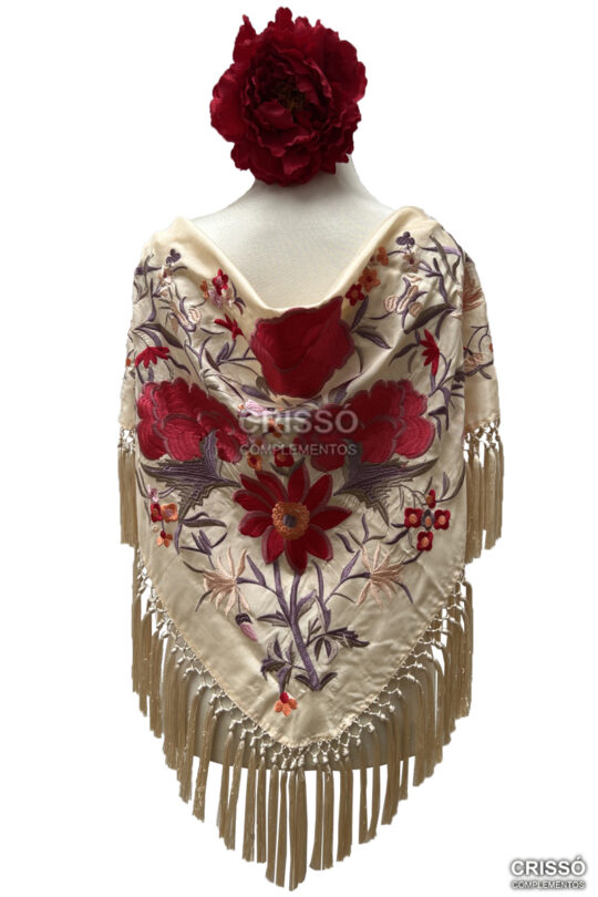 MANTÓN FABIOLA MARFIL