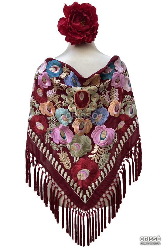 MANTÓN TELMA BURDEOS