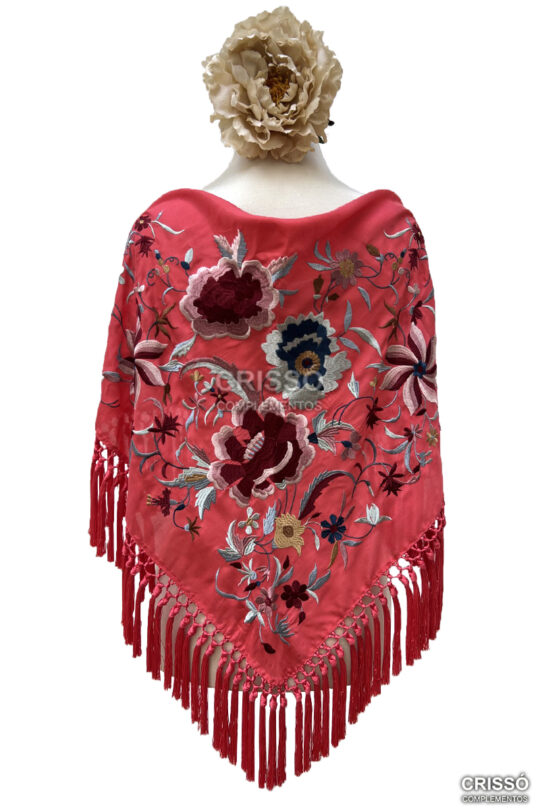 MANTÓN CARLOTA CORAL