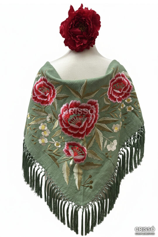 MANTÓN MARINA VERDE VIEJO