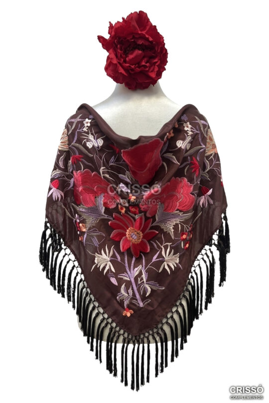 MANTÓN FABIOLA MARRÓN