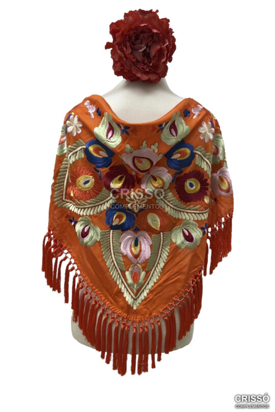 MANTÓN LOLA NARANJA