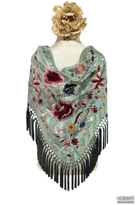 MANTÓN CARLOTA VERDE VIEJO