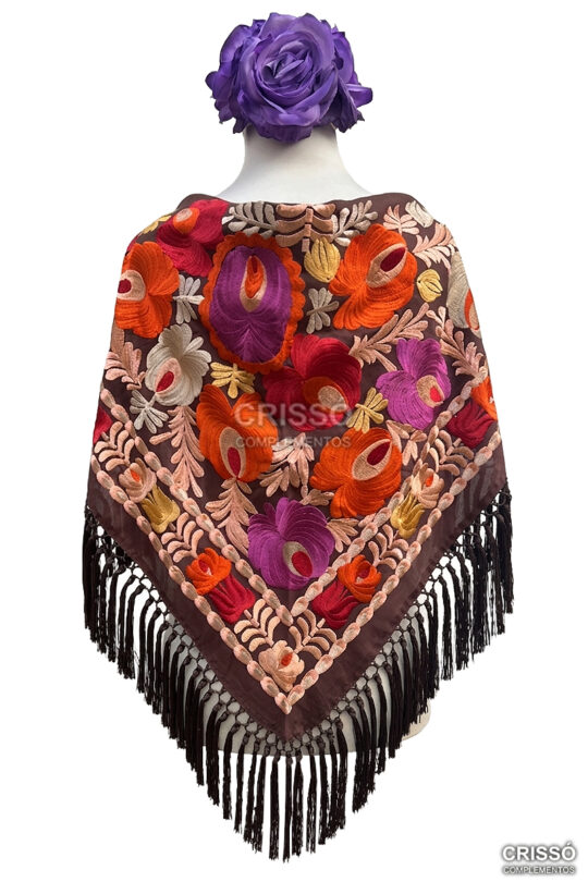 MANTÓN MARTA MARRÓN