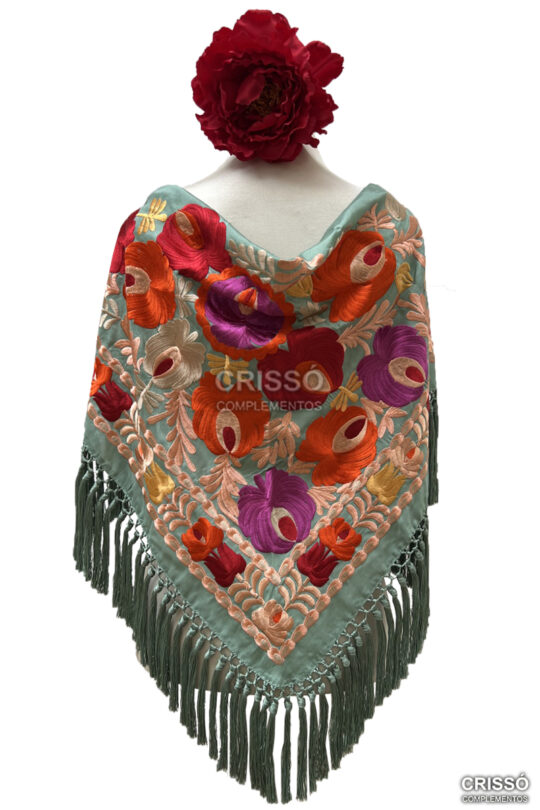 MANTÓN MARTA VERDE VIEJO