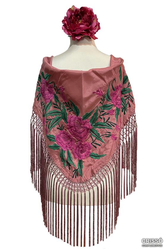 MANTÓN FLAVIA MAQUILLAJE ALGODÓN